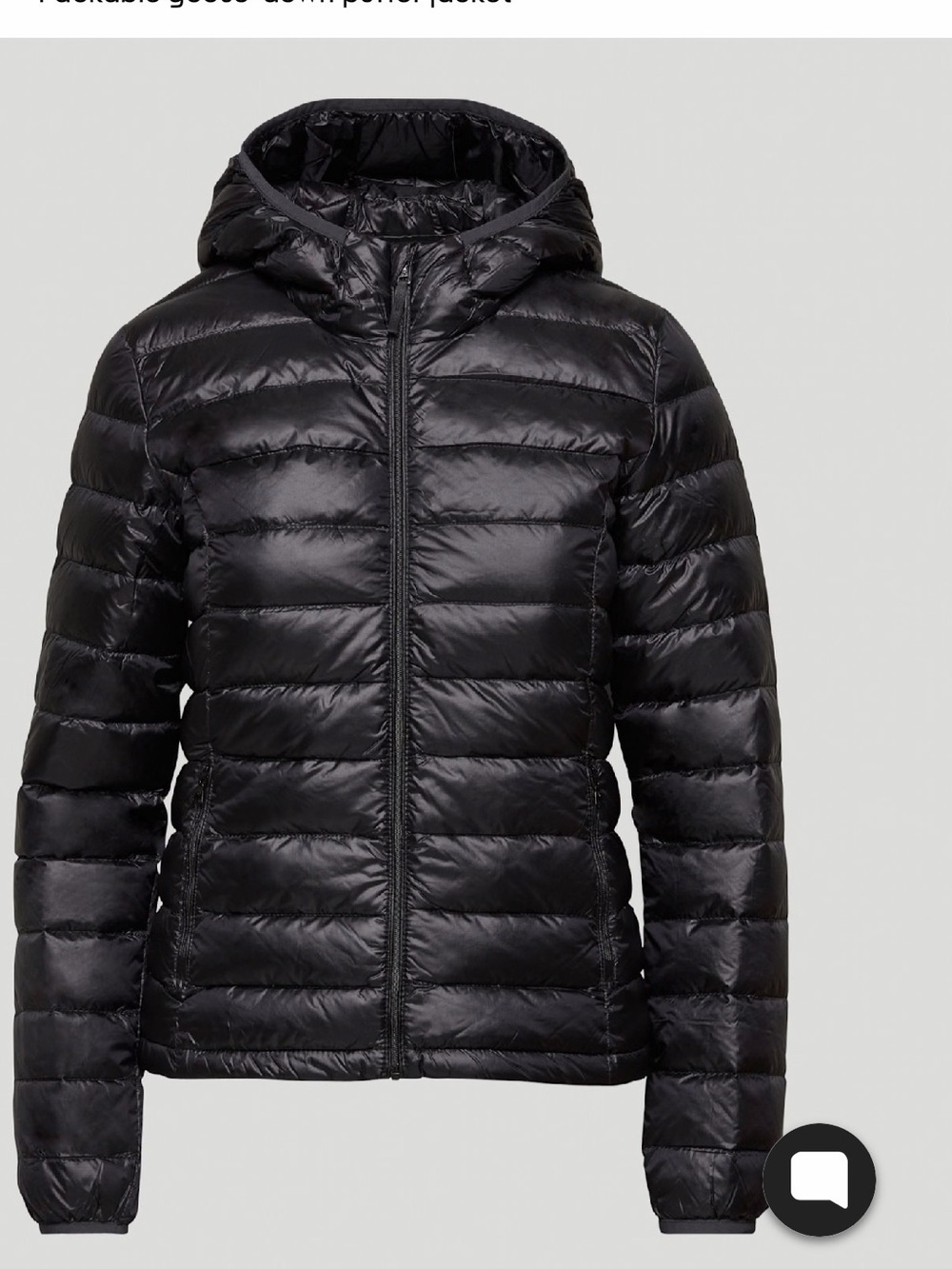 Aritzia TNA Botanie Super Light Packable Jacket (small hole)